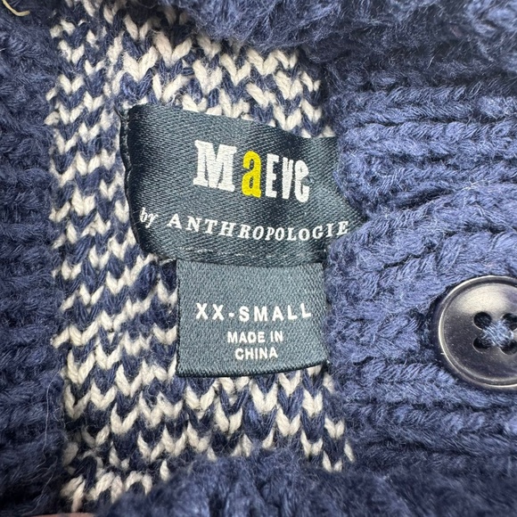 MAEVE DIVENDRA FLORAL BLUE NAVY SWEATER - Picture 5 of 7